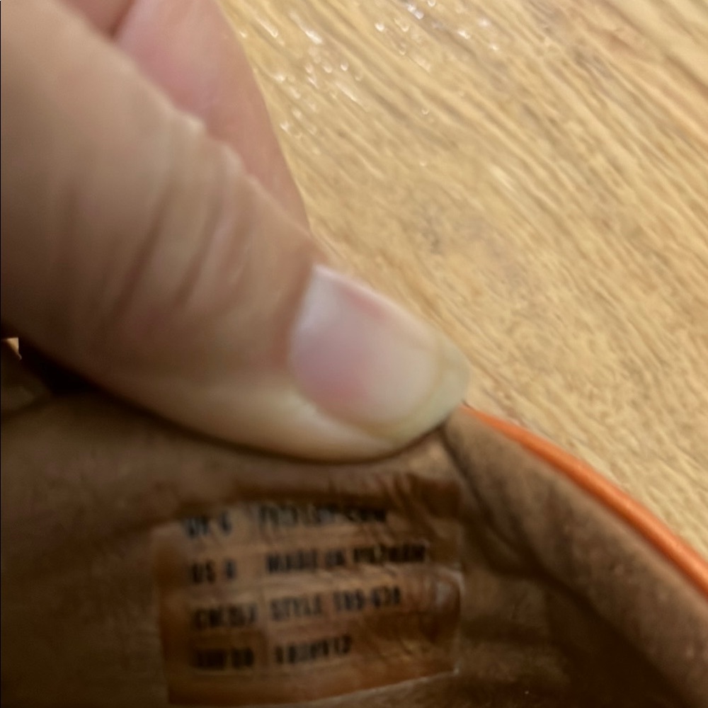 Fitflop Tan and Orange Sandals with Pleated Straps - Picture 11 of 11